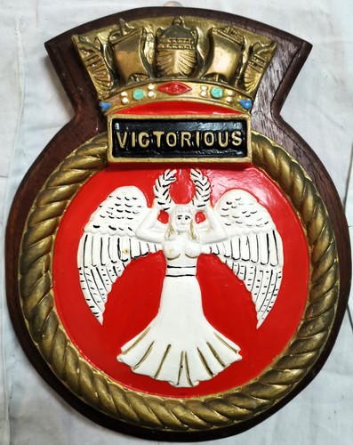 Hms victorious ship crest - hms,