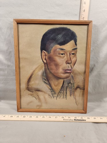 Vintage oil paper painting - vintage,