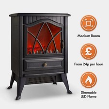 1800W Black Electric Stove