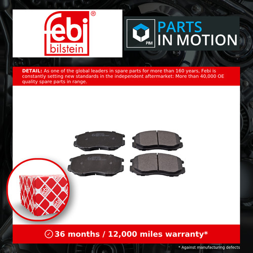 Brake pads set - set, fits