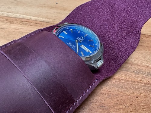 Watch travel case - , leather