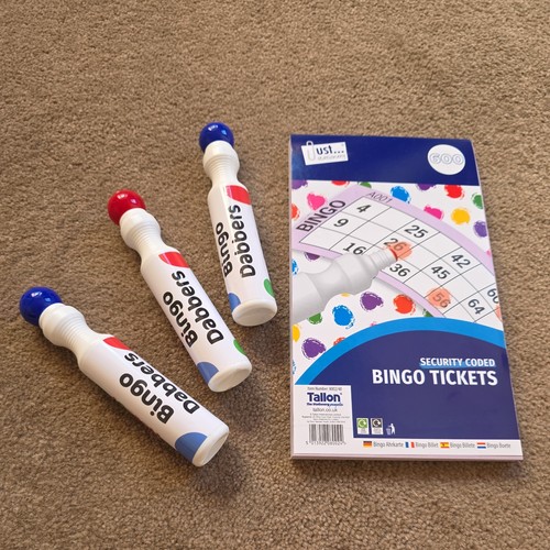 Taloon jumbo bingo tickets - bingo,