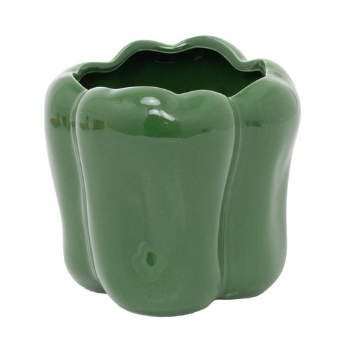 Ceramic pepper planter - planter,, 12cm