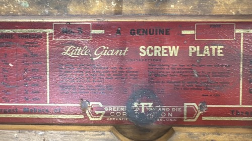 Vintage rare little giant 5 - giant, no.5