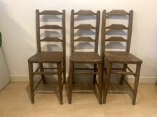 Set of three antique pine