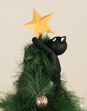 Christmas Tree Topper Decorative Cute Cat