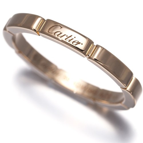 Auth cartier ring maillon - cartier,