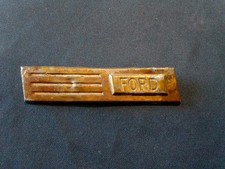 Ford Prefect E93A 1949/50 Front Wing Brass/chrome Badge