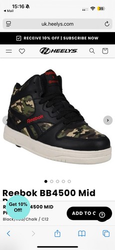 Reebok heelys bb4500 - heelys,