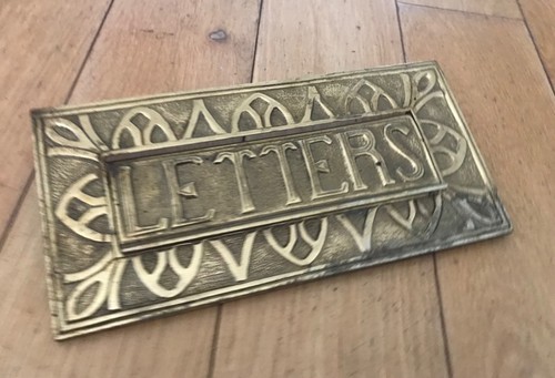 Superb brass letterbox - superb,