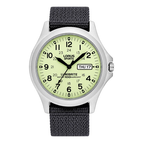 Lorus lumibrite military 37mm - military,