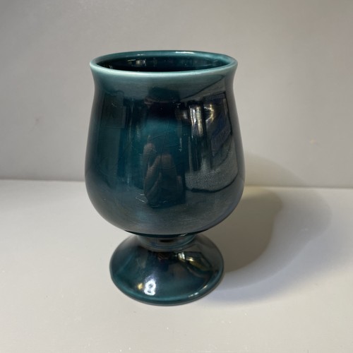Prinknash pottery teal blue - teal,
