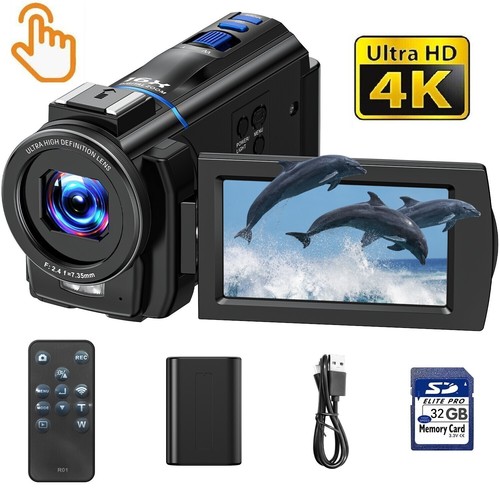 Video camera camcorder - camera, 4k