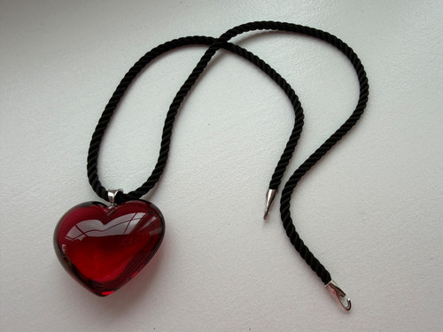 Baccarat crystal red heart