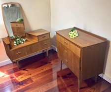 Vintage Mid Century Lebus Teak
