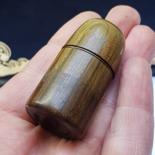 Carved olivewood cypher - carved,