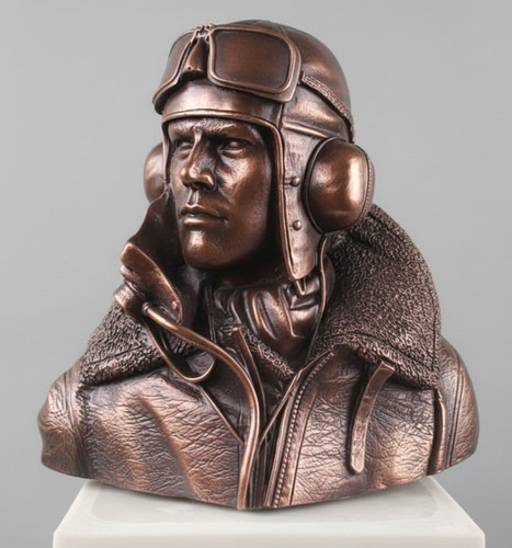 Cold cast bronze - cast, bust