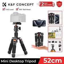 K&F Concept 20.5''/ 52cm Mini Desktop Tripod Portable with 360° Ball Head S225A0
