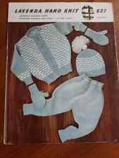 Pram Set 24" DK Lavenda 627 Knitting Pattern
