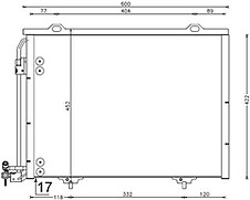 Mahle ac211001s condenser - mahle, a/c