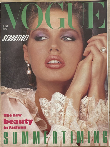Vintage vogue magazine june - uk,
