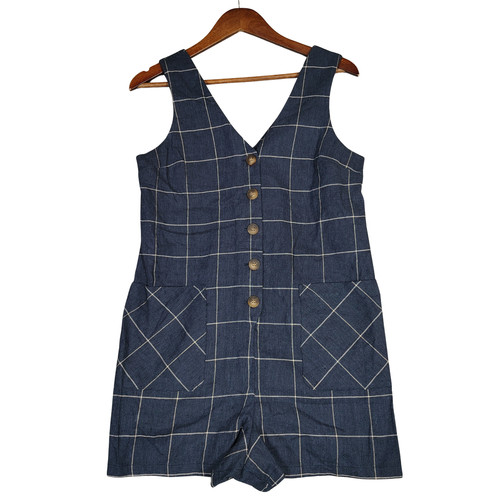 Topshop romper women navy - romper, 6
