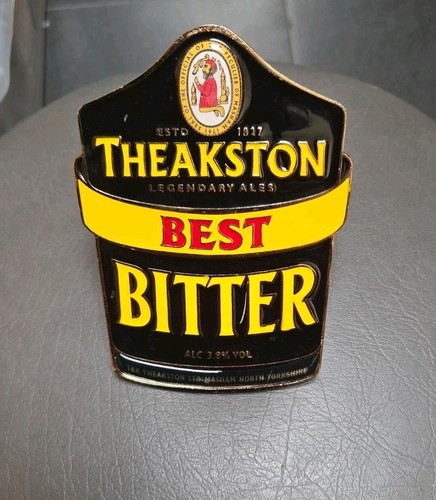 Metal theakston beer pump - metal,
