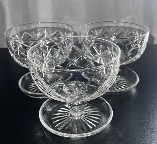Webb crystal footed - 3, x