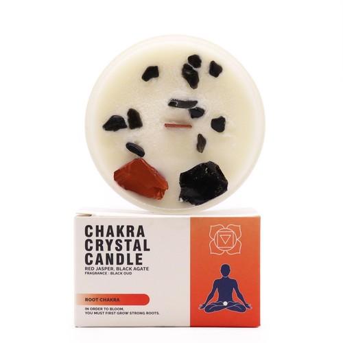 Chakra crystal candles root - candles,