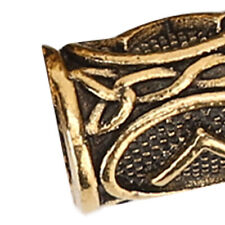 (Gold)24pcs Beard Beads Nordic Hair Jewellery Viking Beard Beads Antique Norse