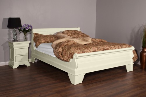 Superking sleigh bed french - superking, bed-