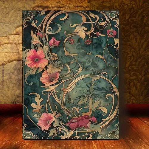 Art nouveau vintage poppy - art,