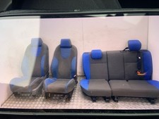 recaro blue cloth interior