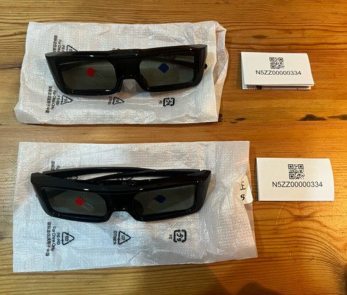 Panasonic active glasses - 3d, tv