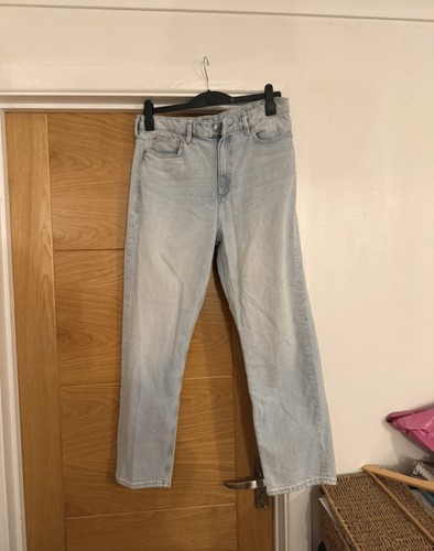 Stovepipe light blue denim - m&s,