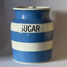 T G Green Cornishware 'SUGAR'