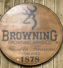 Vintage Large Browning Wooden