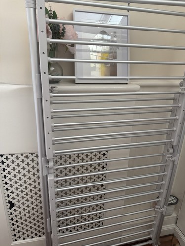 Electric heated clothes airer - heated,