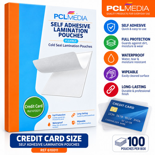 Credit card cold seal - card,