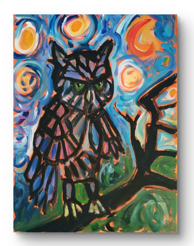 Original acrylic painting - painting, x
