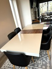 Dwell extending dinning table and chairs