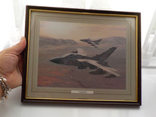 Nice Vintage "Tornado" Framed Print By Keith Woodcock