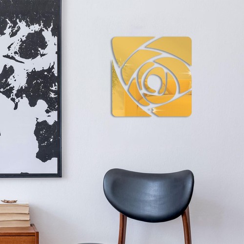 Rose pattern acrylic mirror - rose,