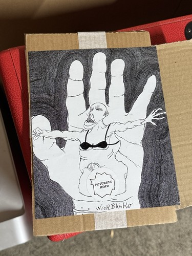 Nick blinko signed print - signed,