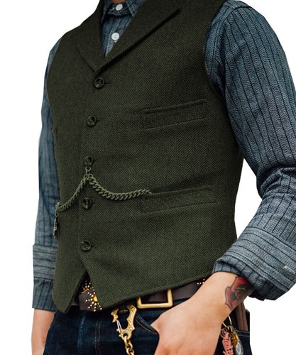 Mens tweed waistcoat - mens-tweed,
