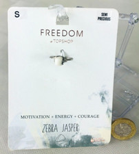 Ring Silver Jasper Small Semi