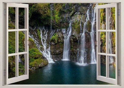 Rain forest waterfall mountain - forest,