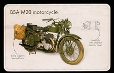 1 x WWII info card - British