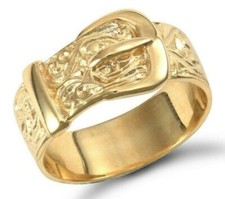 9ct Yellow Gold Gents Buckle