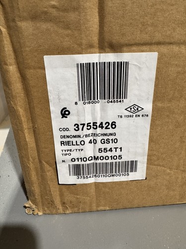 Riello gs10 gas burner - 40,